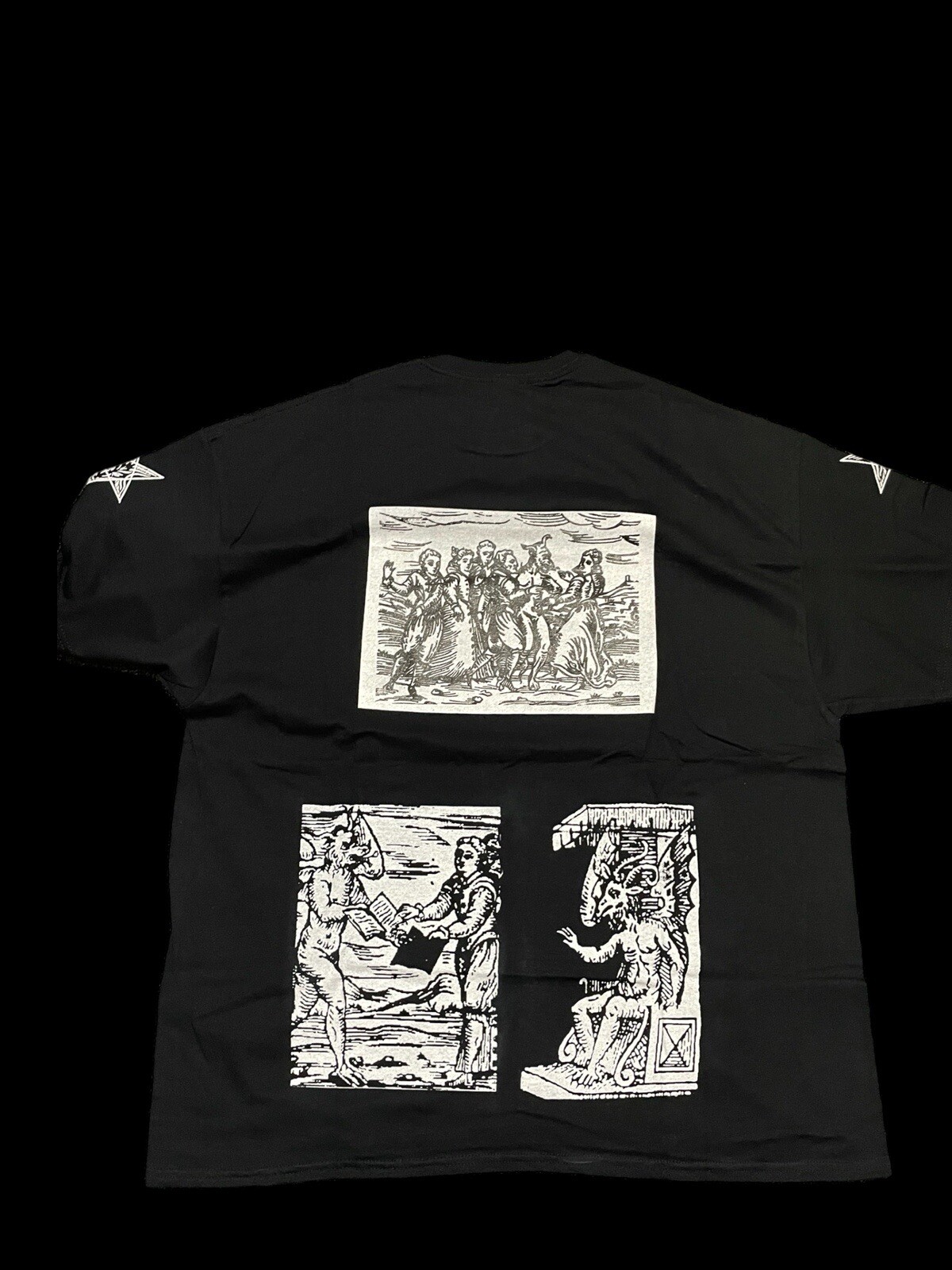 Witch T Shirt XXL Size Devils pact Demons Witches sabbath Occult Screen printed