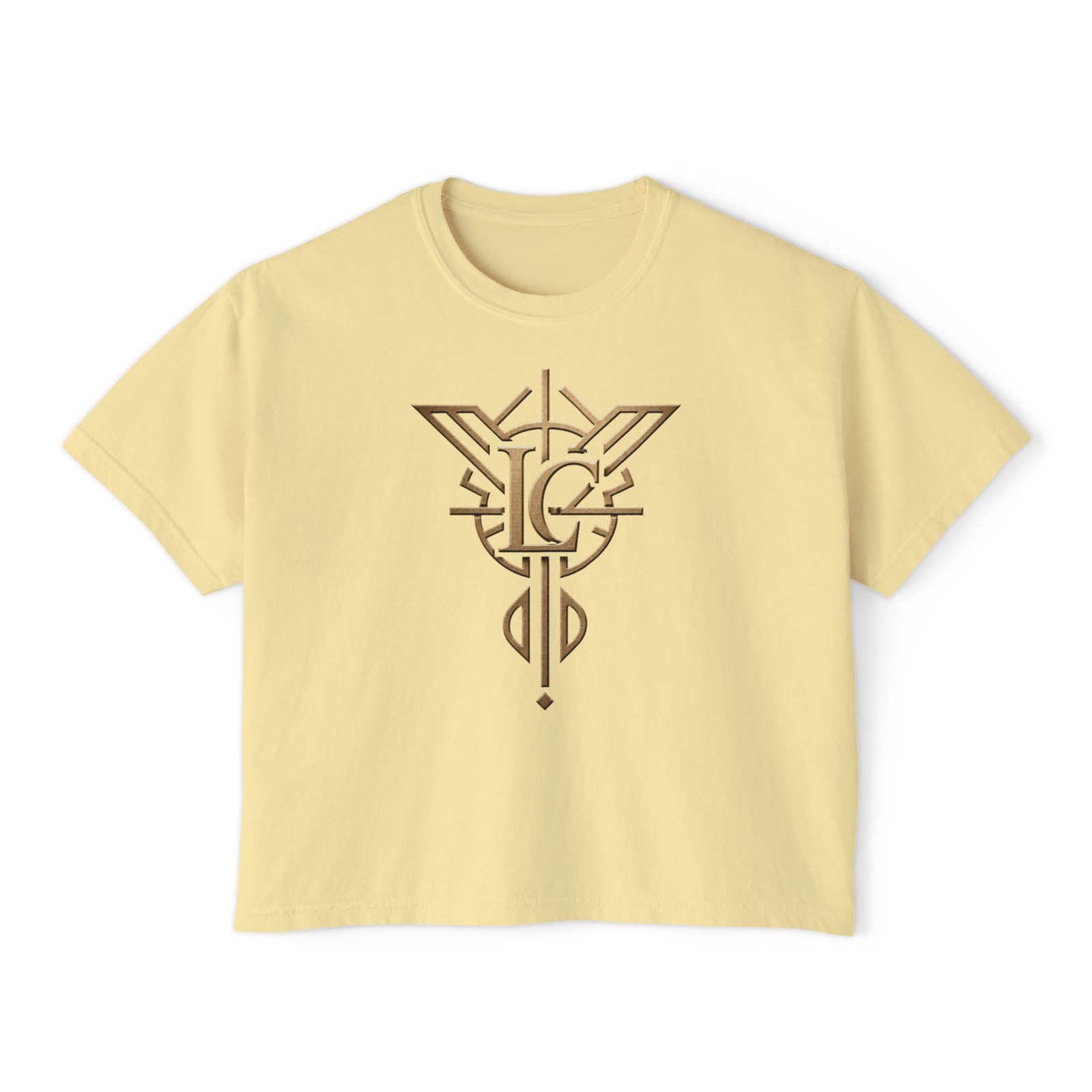 Monogram C Crest Graphic Tee Boxy Women’s Tee