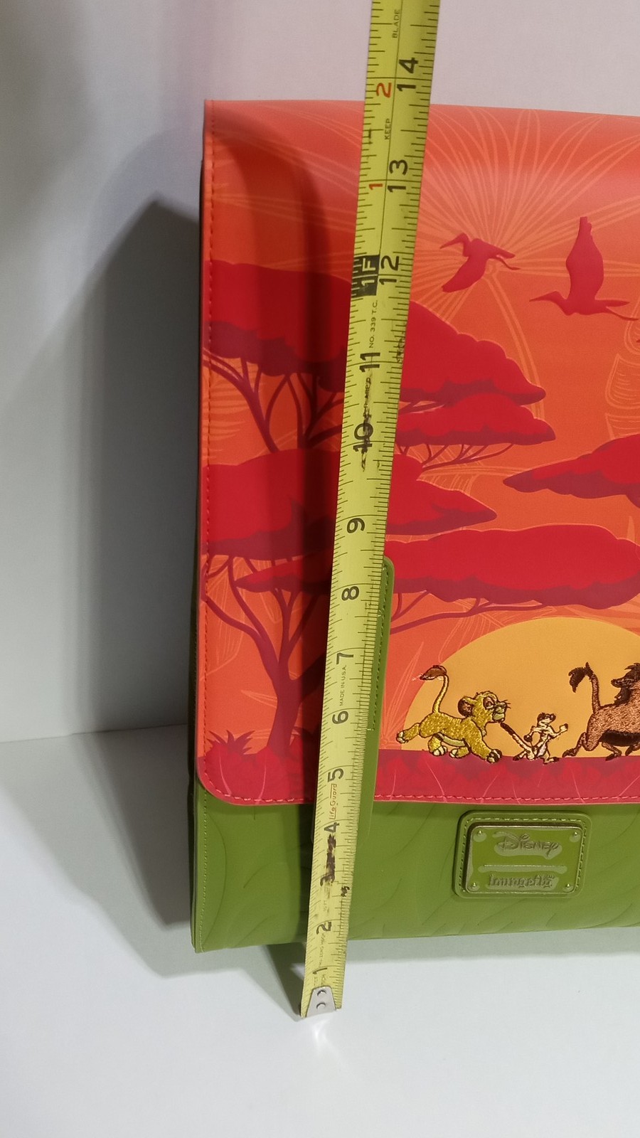Loungefly Disney Lion King Simba Timon Pumbaa Walking Mini Flap Backpack