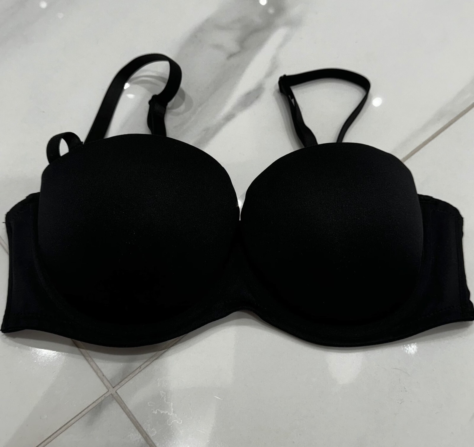 Strapless Convertible Underwire Multiway Padded T Shirt Push-Up Backless Bra
