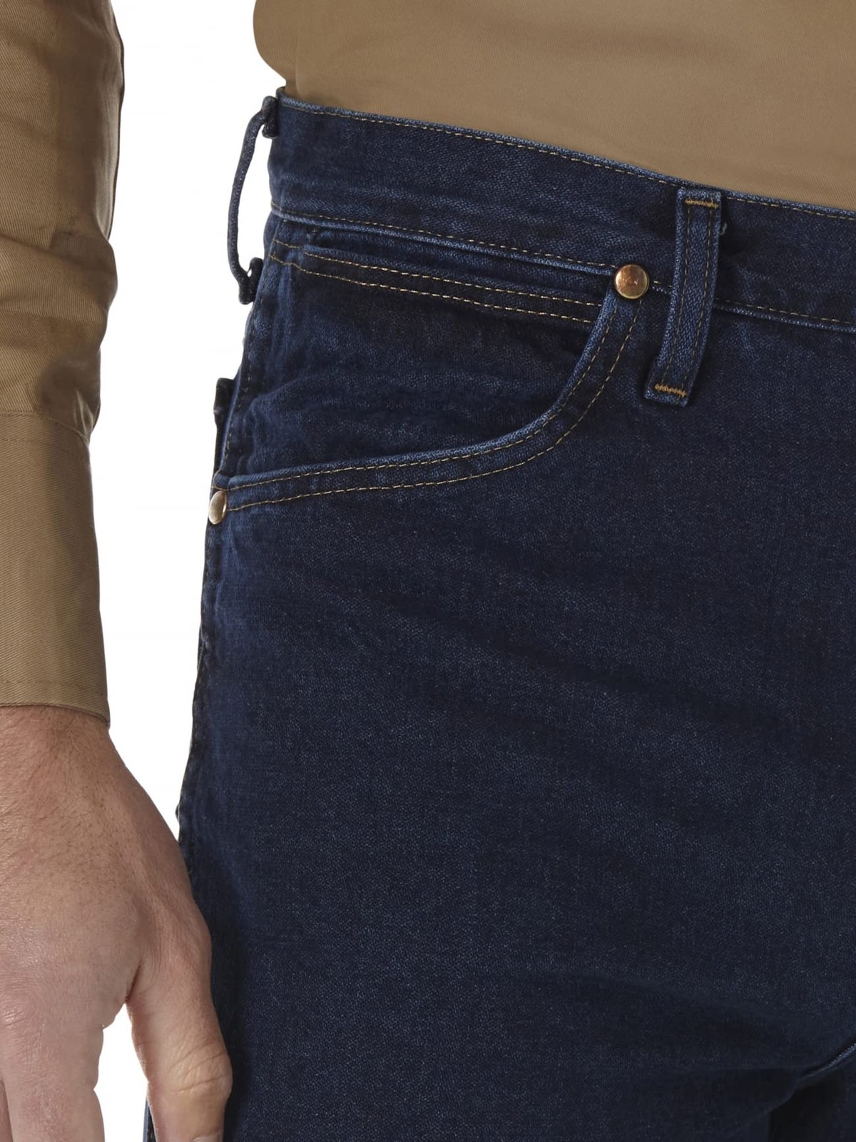 Wrangler 0936 Cowboy Cut Slim Fit Jean, Dark Stonewash, 33W x 34L