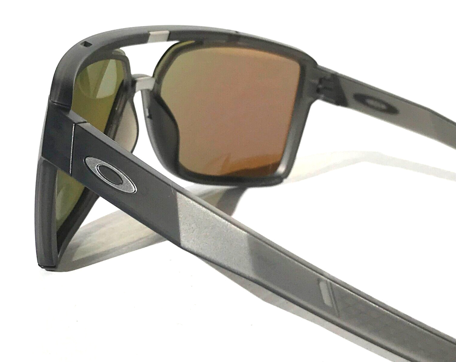 NEW Oakley CASTEL Matte Smoke Grey POLARIZED GALAXY Blue Lens Sunglass 9147