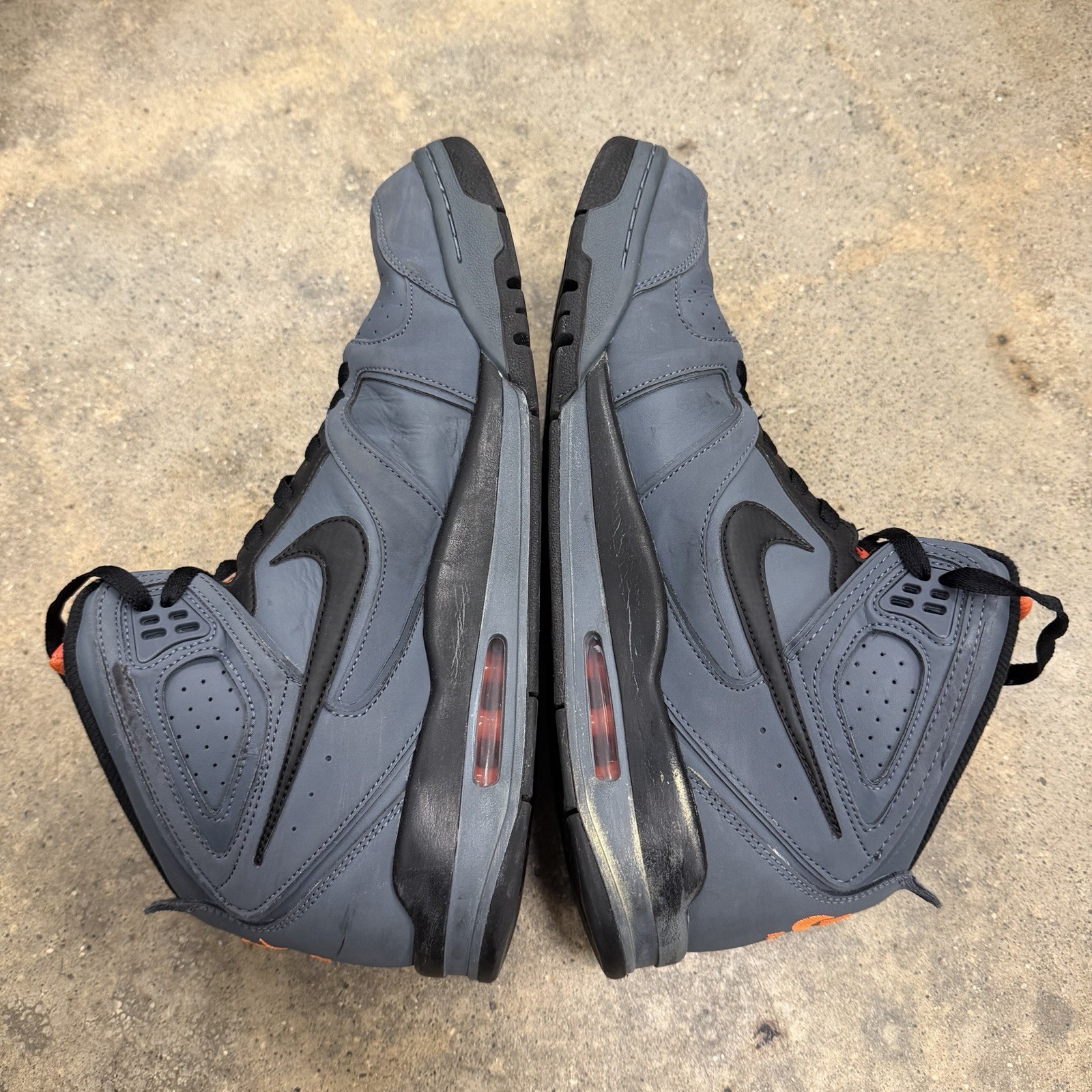 Nike Air Flight Falcon Mens Gray Athletic Shoes 397204-488 Size 13