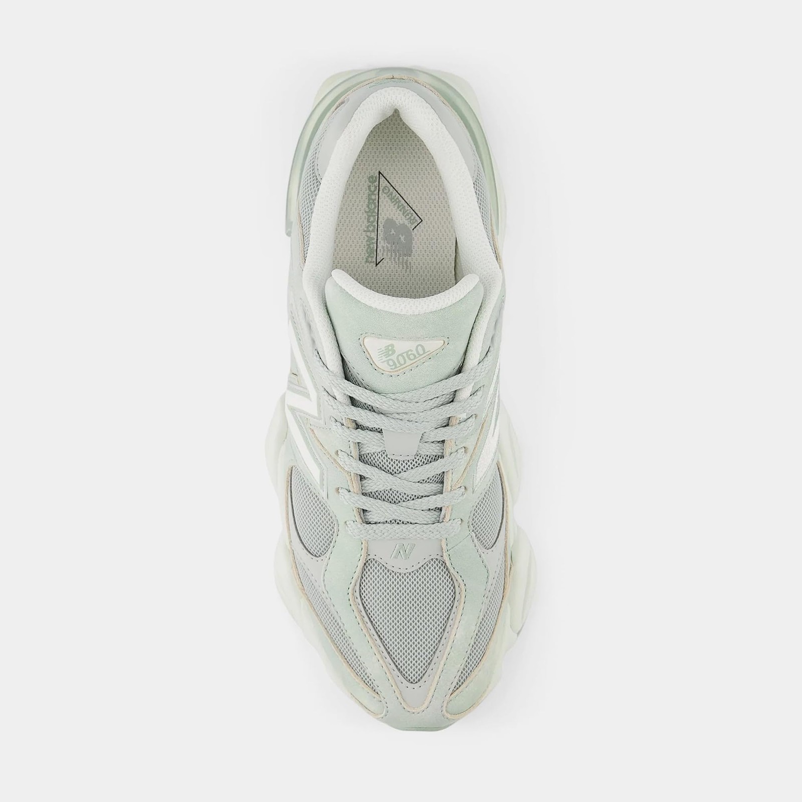 New Balance 9060 Shoes – Mosaic Green/Sea Salt – Mosaic Green/Sea Salt – 10