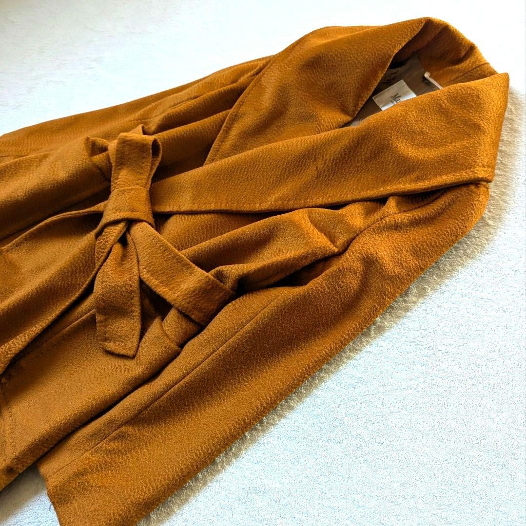Max Mara Women’s Long Coat, Camel Hair, Light Brown, Size XS