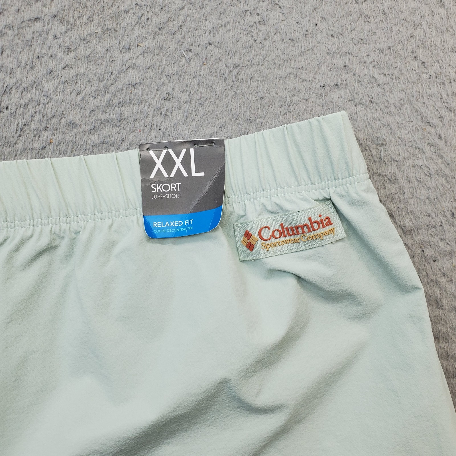 Columbia Cove Beach Utility Skort Womens XXL Green Adjustable Waist Wrap Front