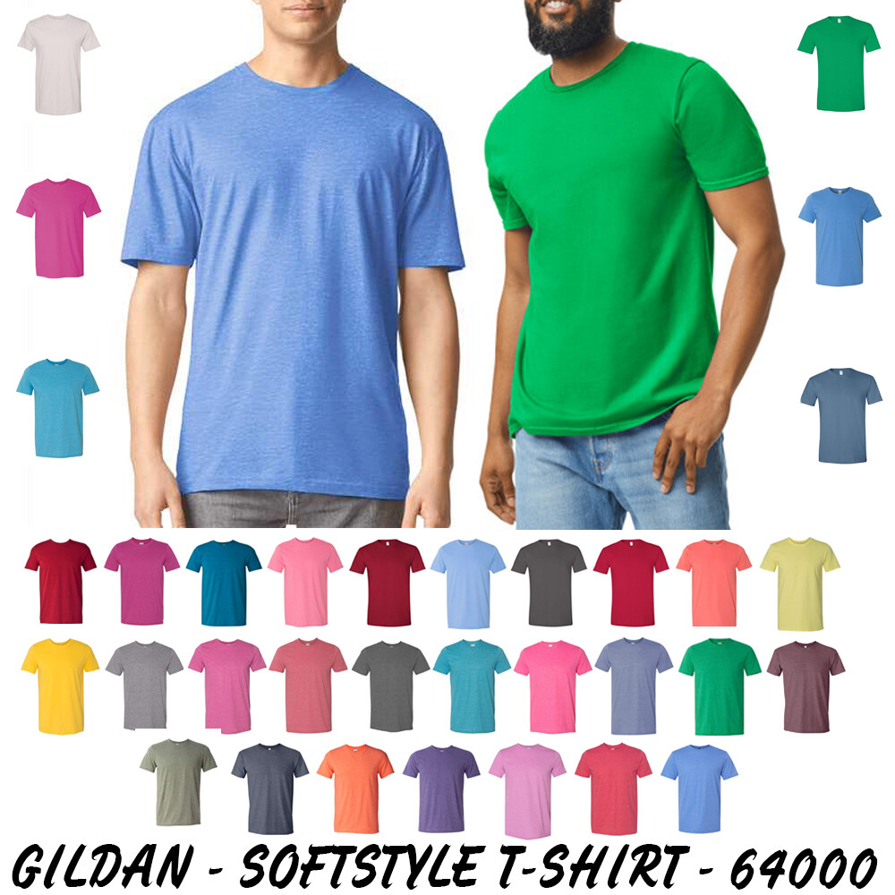 Gildan – Softstyle T-Shirt – 64000 Basic Unisex Classic Fit T-Shirt