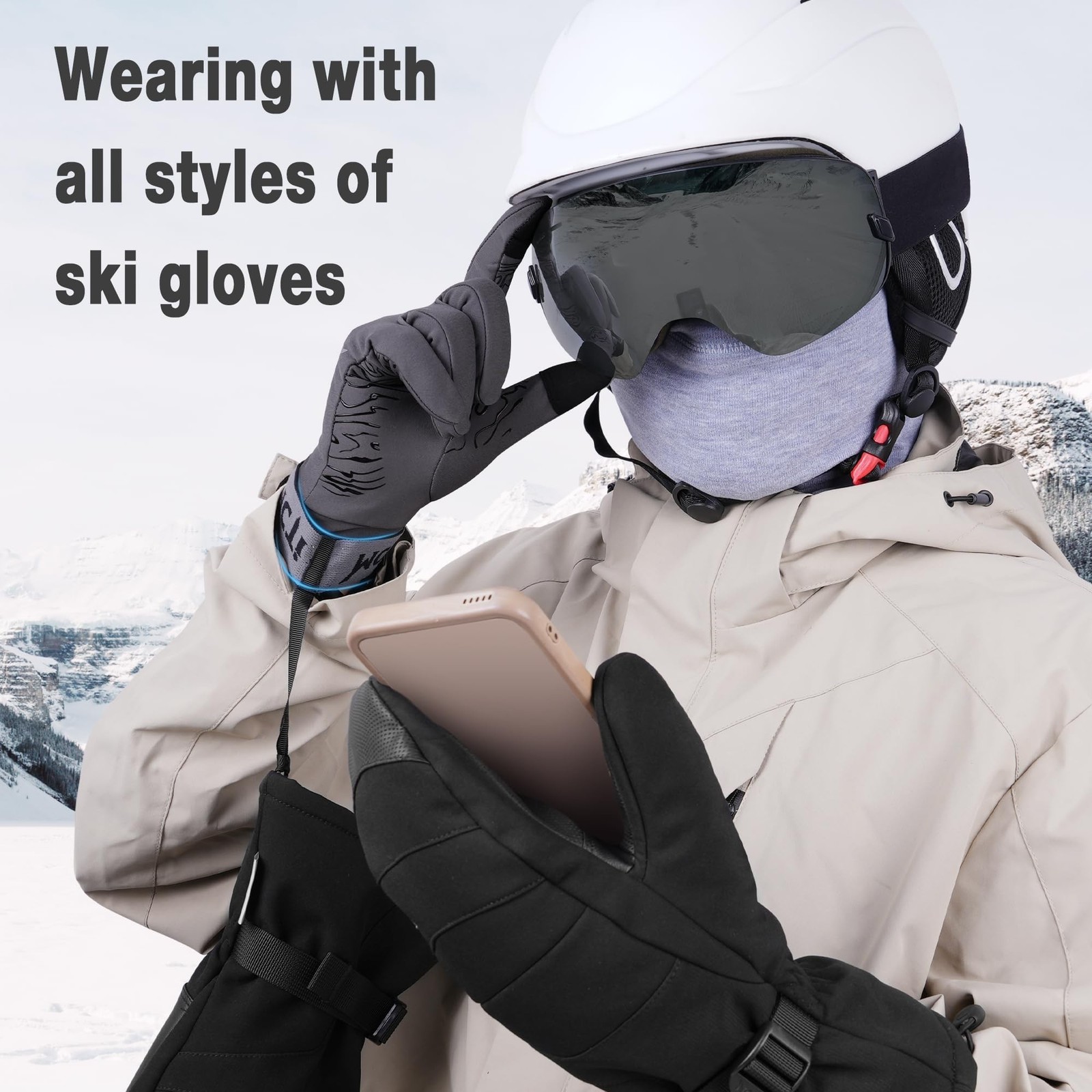 MCTi Lightweight Glove Liners for Men Women, Touch Screen Gloves with Conduct…