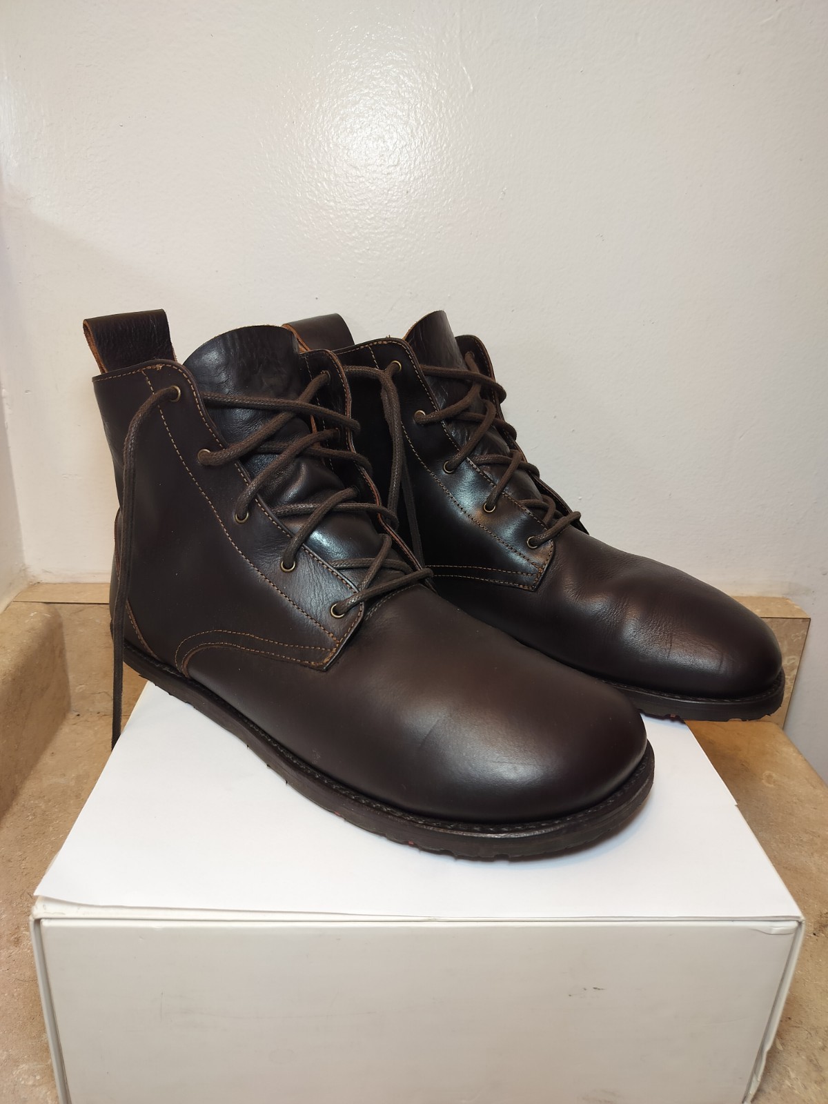 Gaucho Ninja Goodyear Welted Barefoot Chukka Boots – Chocolate Brown Size 12 US