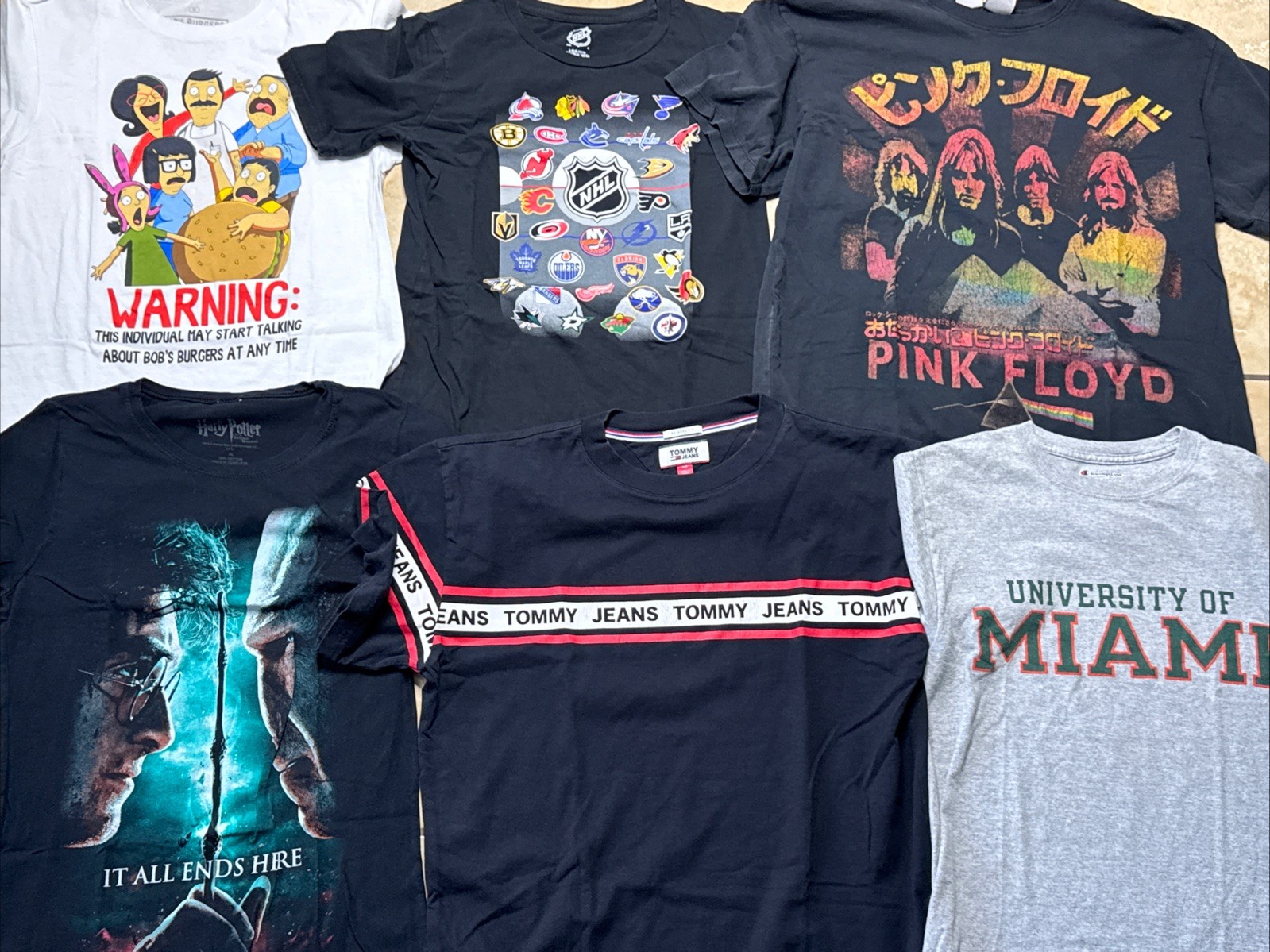 (48 Pc) Random Lot of Graphic TShirts Mixed All Sizes USA Brands Vintage Sports