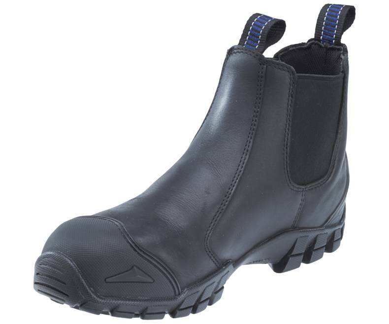 Bates Men’s Strike Chelsea Comp Toe Slip-on Safety Toe Boot Black, Size 7 EW