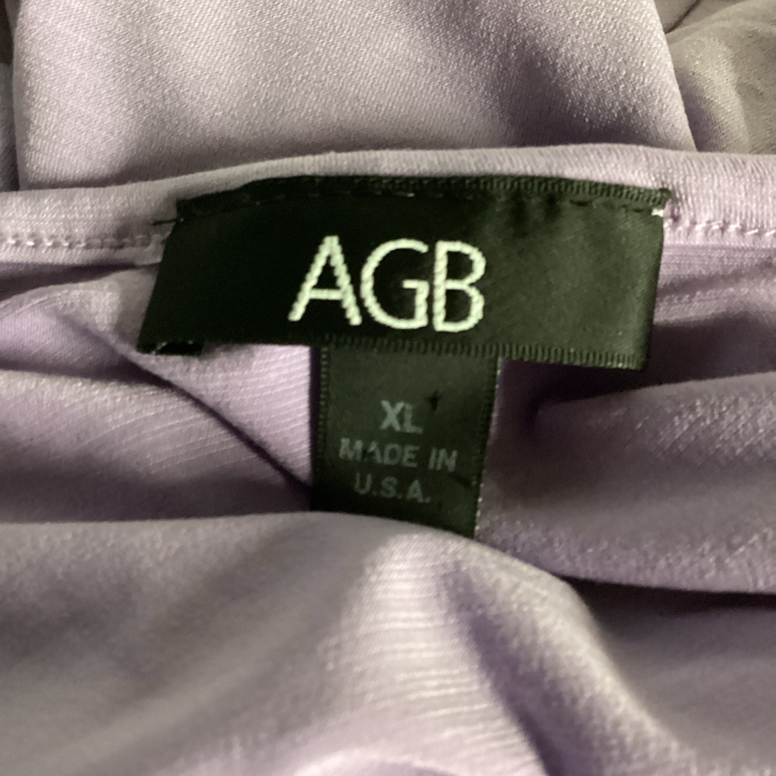AGB Women’s (Size XL) Short Sleeve Round Neck Banded Hem Shirt Stretch