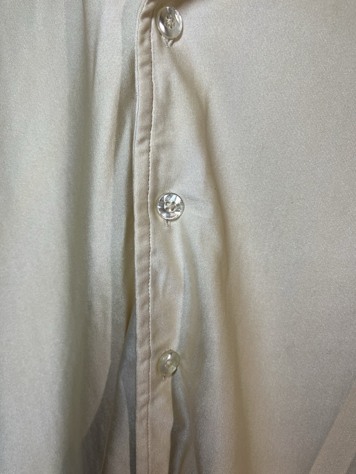 VTG 1960s Mens Disco Shirt Large Point Collar Portofino Countess Mara Jack Henry