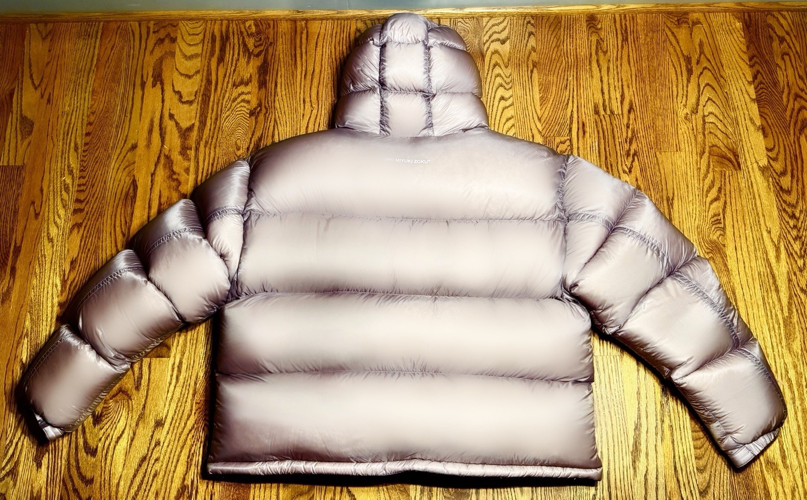 NWT MEN’S MKI MIYUKI ZOKU OVERSTUFFED DOWN PUFFER JACKET LILAC