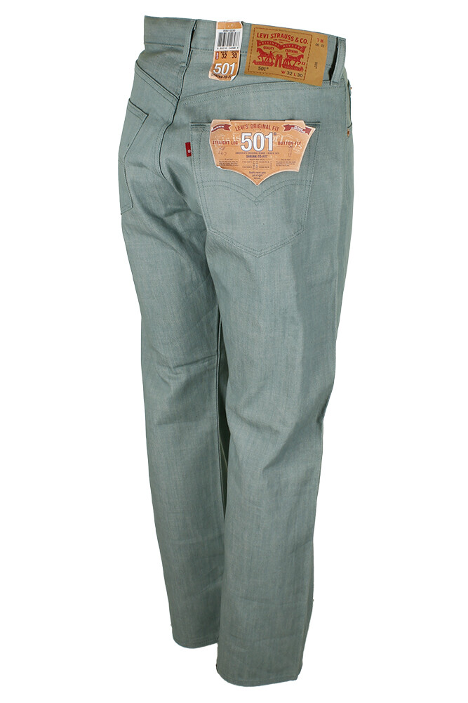 Levi’s Men’s 501 Original Shrink Fit to Button Fly Denim Jeans