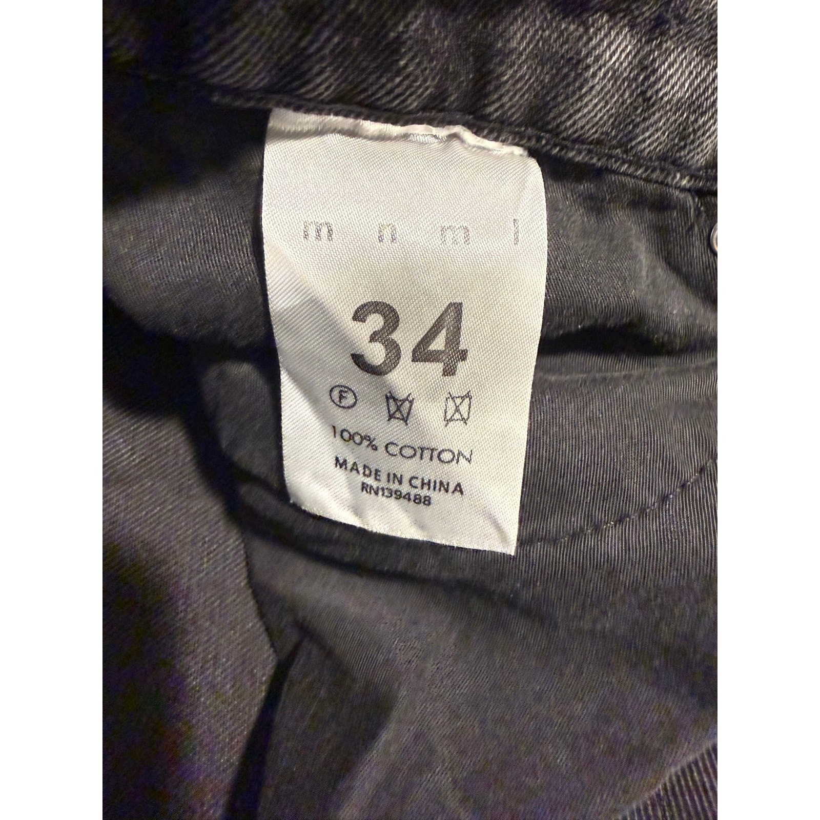 Kody Phillips MNML LA Utility Cargo Jeans Men’s Size 34 Deconstructed Gray Black