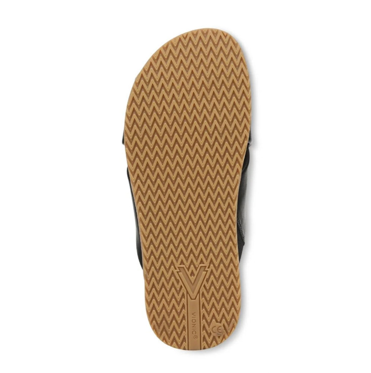 Vionic’s Etna Slide Sandal, Black Leather