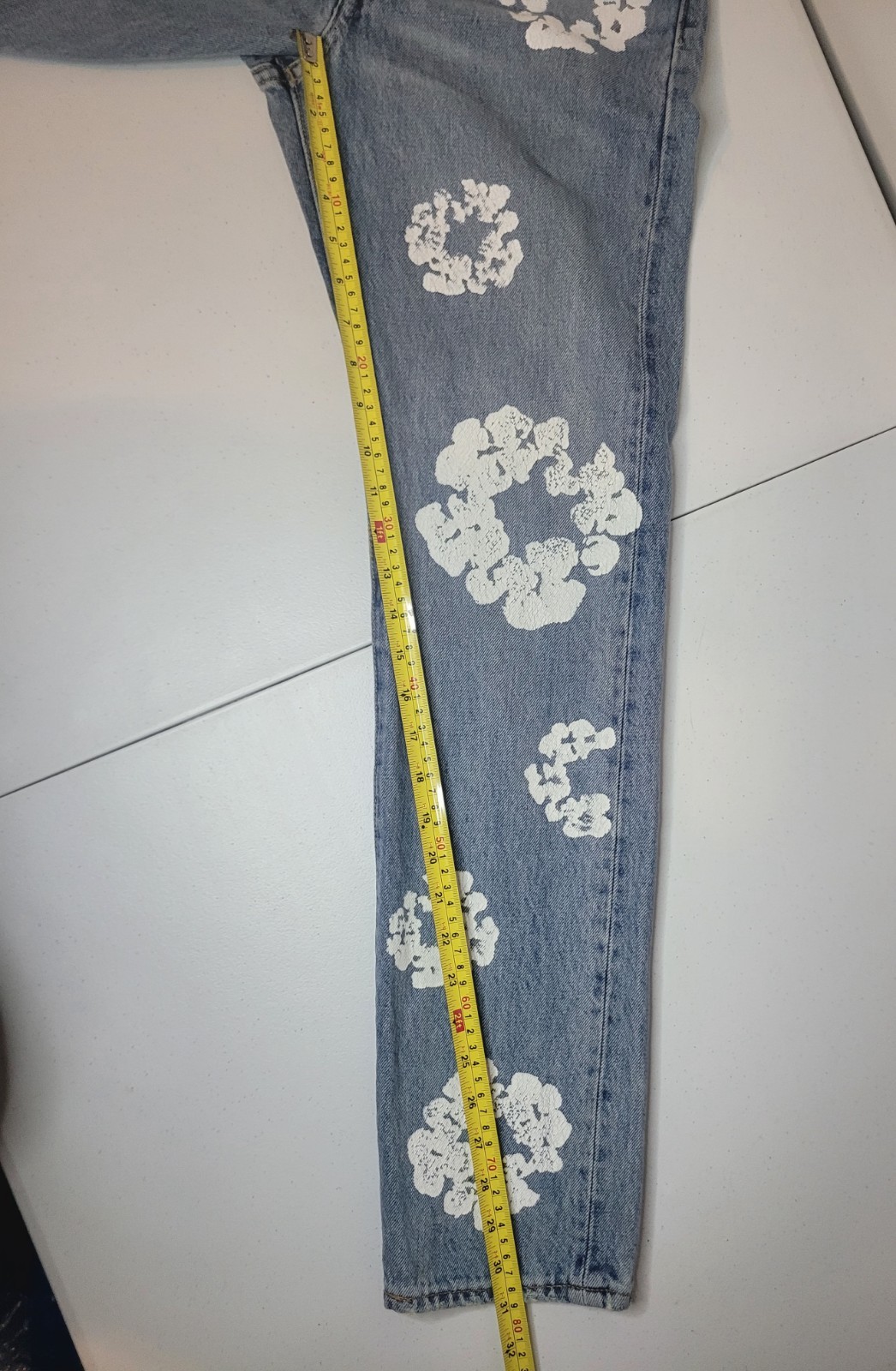 Levi’s 501 DT Denim Tears Cotton Wreath Jeans Levi’s Big E |28×30| Button Fly
