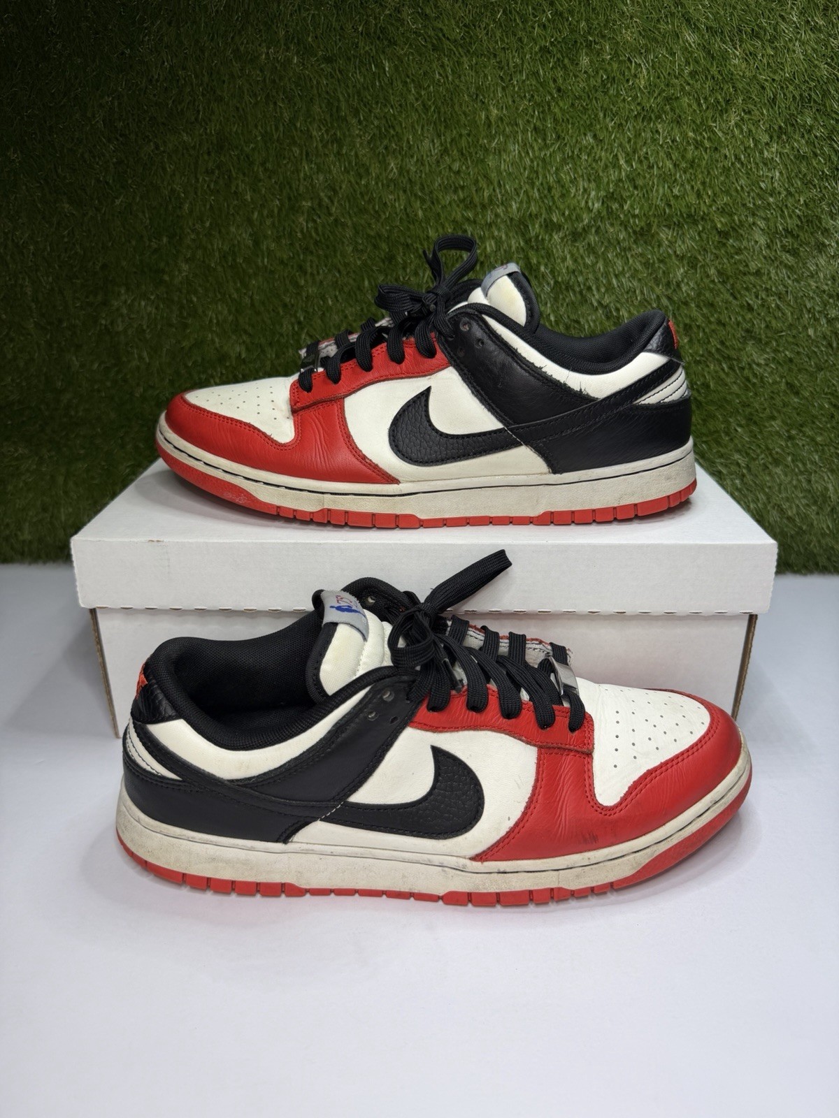 Nike Dunk Low EMB Chicago Bulls 75th Size 10.5 Mens Sneakers 2021 DD3363-100