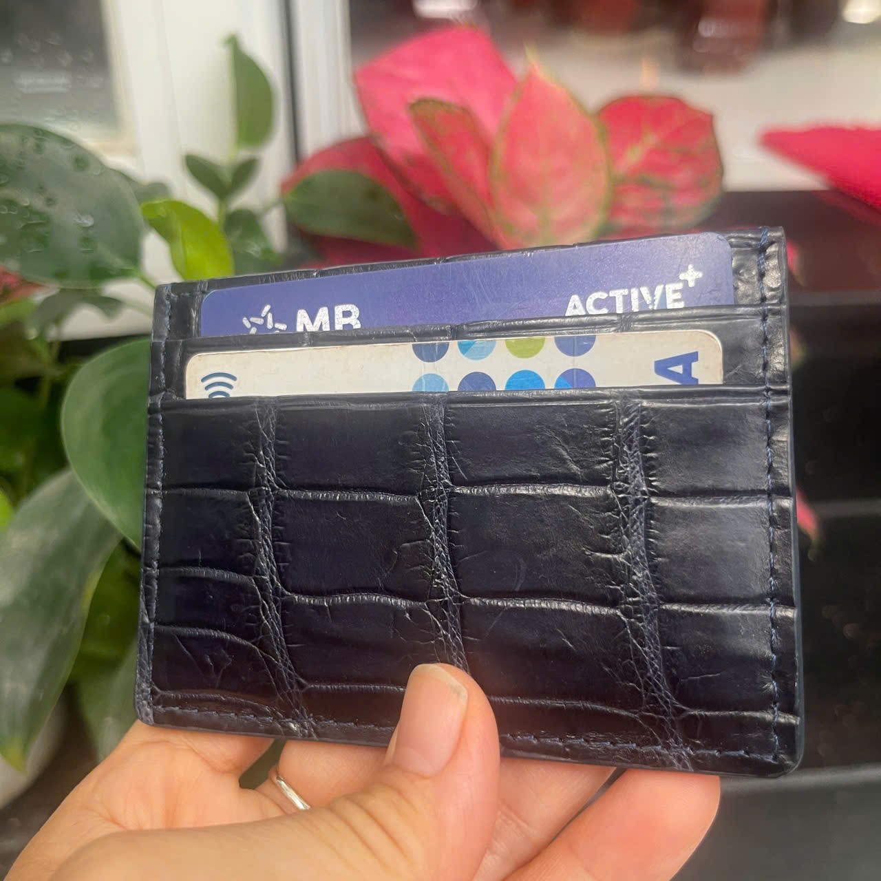 GENUINE LEATHER SKIN CREDIT CARD HOLDER/ WALLET CARD HOLDER FOR MEN