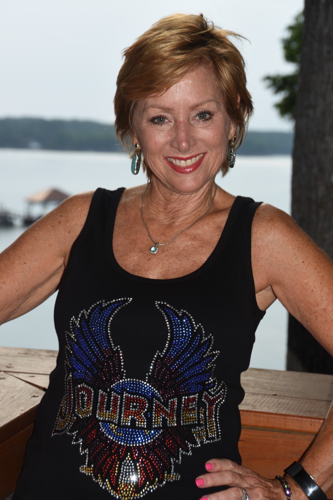 Journey rhinestone tank top sizes XS,X,M,L,XL,XXL,1X,2X,3X,4X,5X