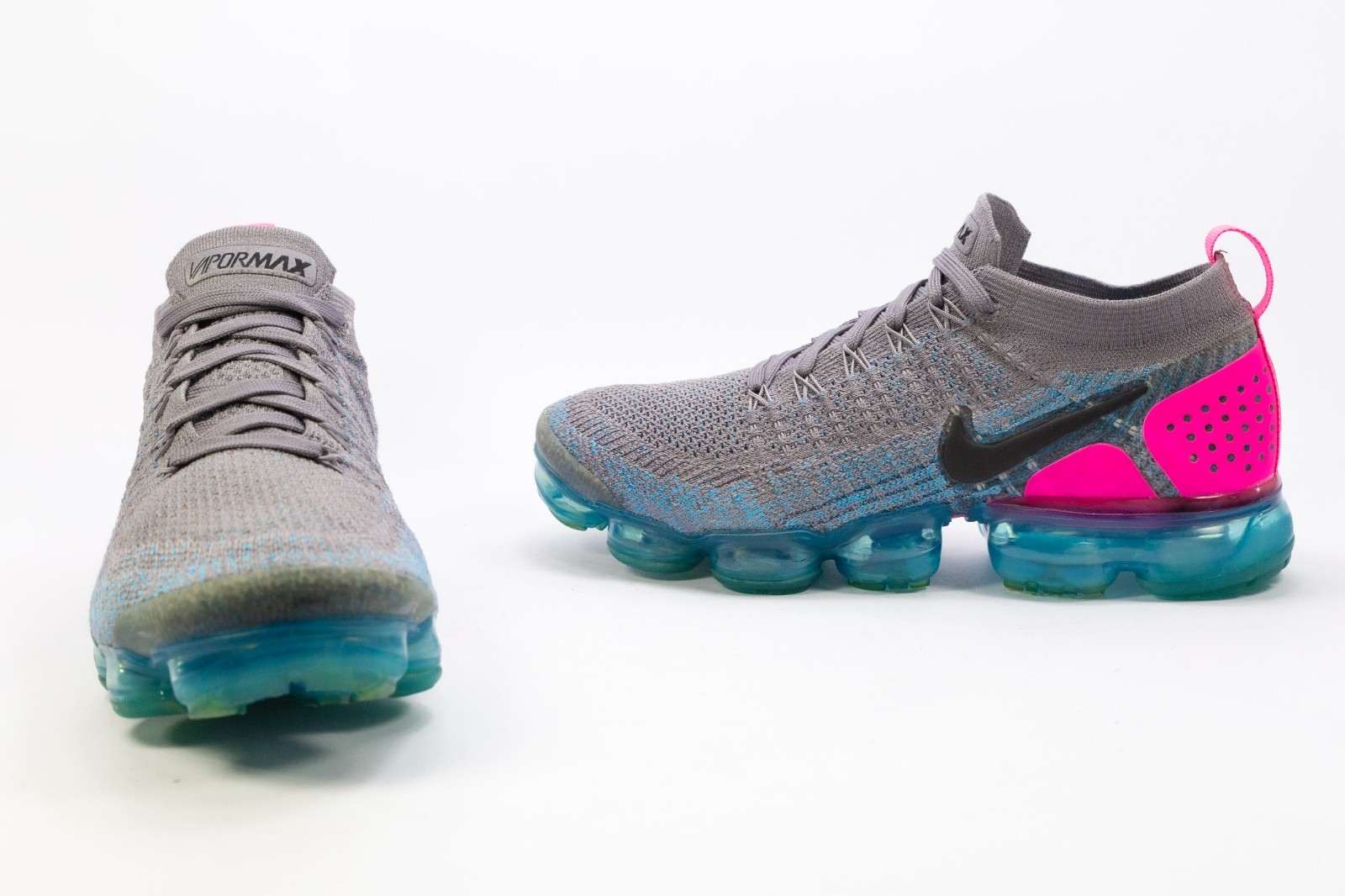 Nike Air Vapormax 2 Air Metropolis Grey Pink Teal Women’s Sneakers Size US 8.5