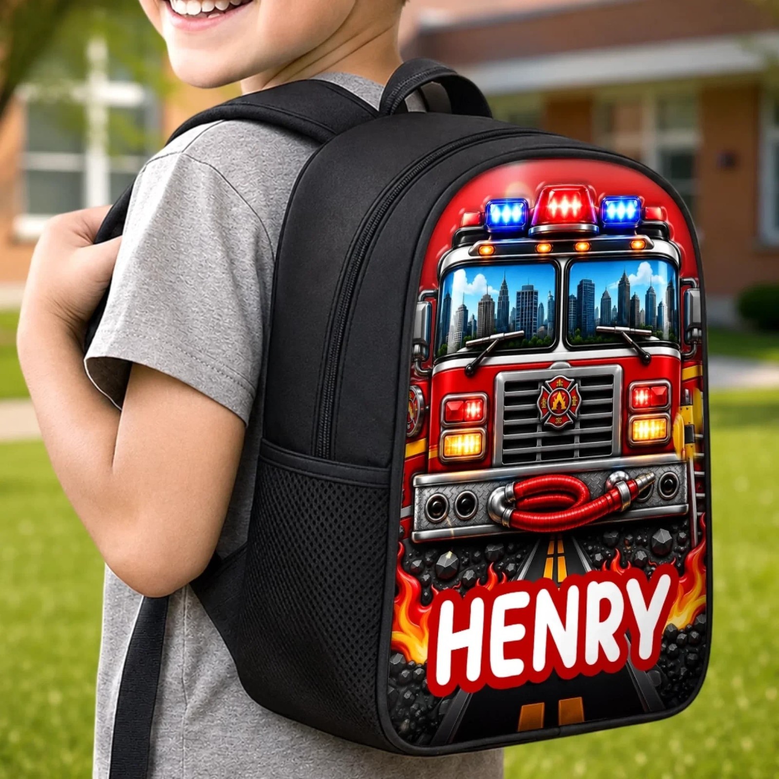 Custom Kids Backpack, Personalized School Bag, Back to School Gift with Name