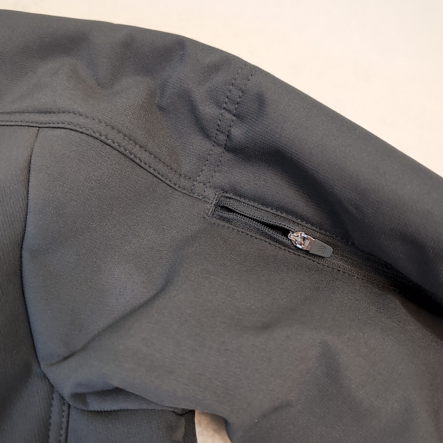 All in Motion GRAY PLUSH Lined Soft Shell hooded Jacket Coat Full Zipped pockets