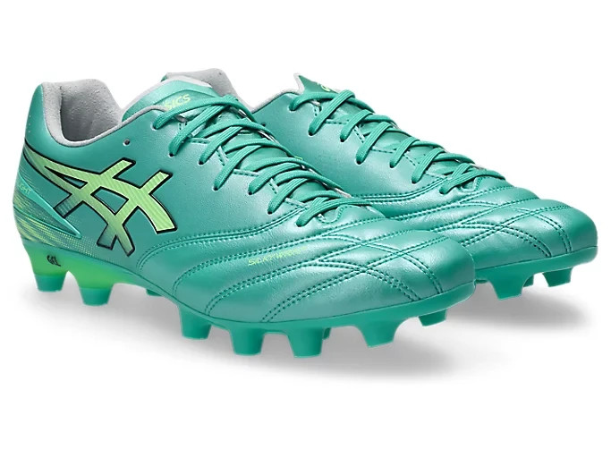 ASICS DS LIGHT PRO 1103A126 300 Aurora Green Illuminate Green Soccer Cleats