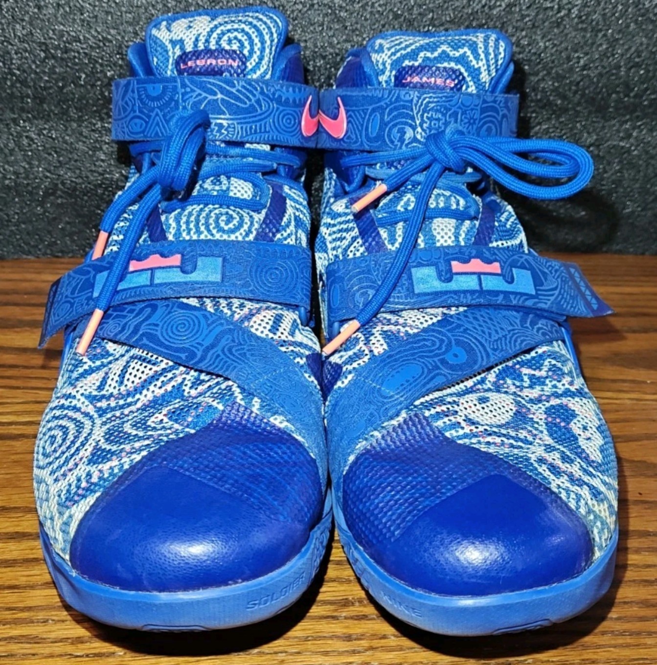 ✨Nike LeBron Soldier 9 LE EP Freegums Royal💠Blue Men 14 Box✔Hardly💯Worn✔RARE🔥