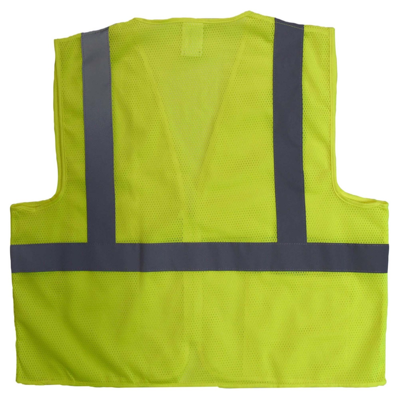 ANSI ISEA 107-2015 CLASS 2 MESH HIGH VISIBILITY REFLECTIVE ROAD WORK SAFETY VEST