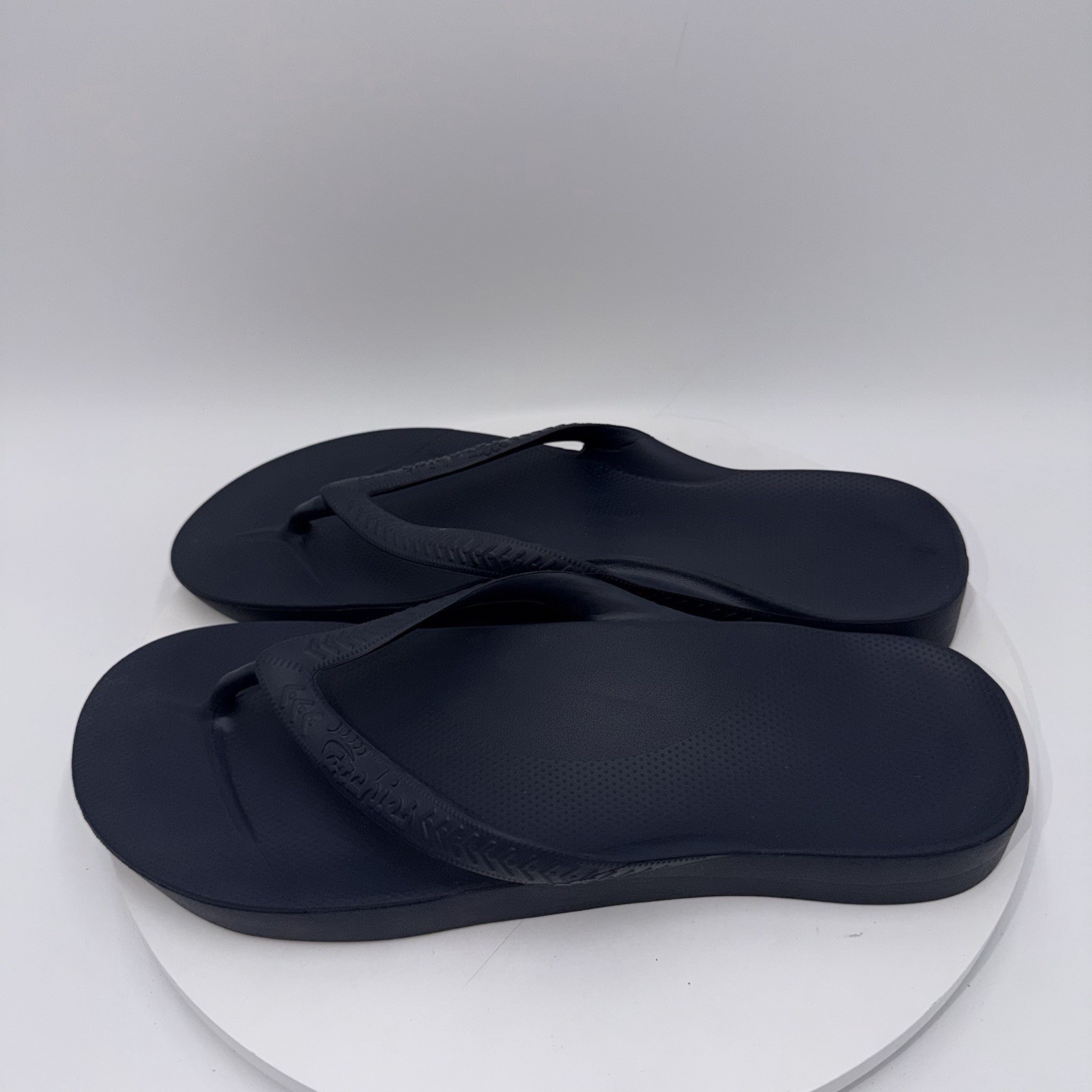 Archies Mens Flip Flop Sandals Navy Blue Arch Support Comfort Slip On Size 13