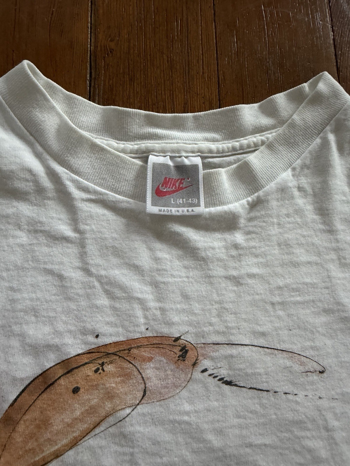 Vintage Nike Ralph Steadman Grey Tag T Shirt 90’s Air Max 180 Promo Very Rare L