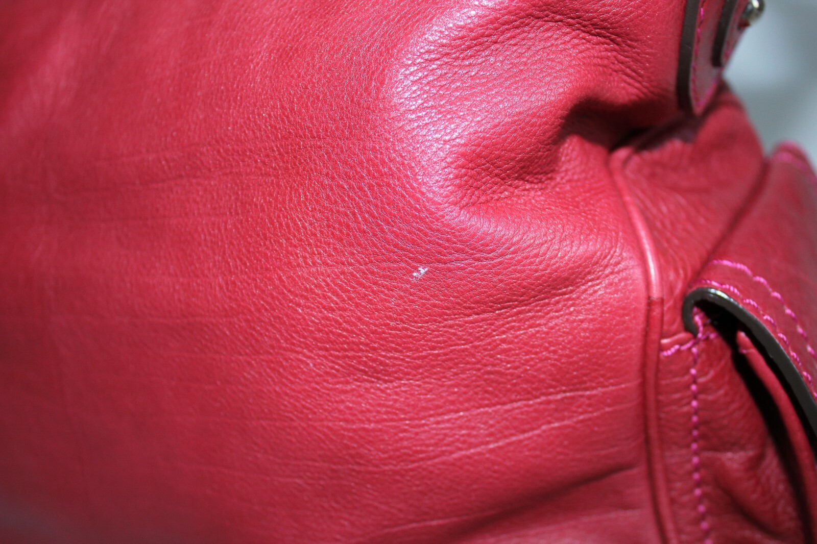 Vintage MARC JACOBS Multipocket Leather Hobo Bag in Red ~ MADE IN ITALY
