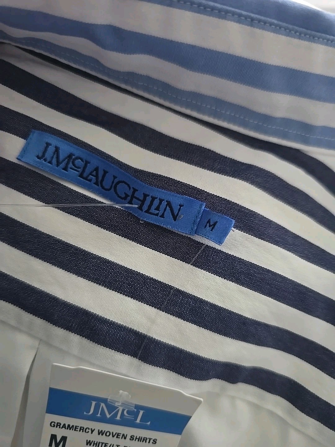 J. McLaughlin NEW MEN’S GRAMERCY WOVEN CASUAL SHIRT SIZE M