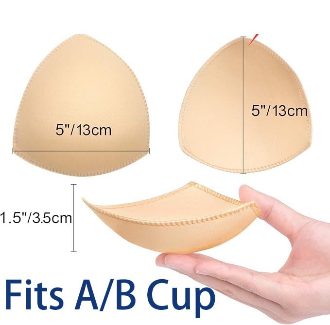 Awpeye Bra Pads Inserts 6 Pairs, Bra Cups Inserts, Removable Breast Enhancers…