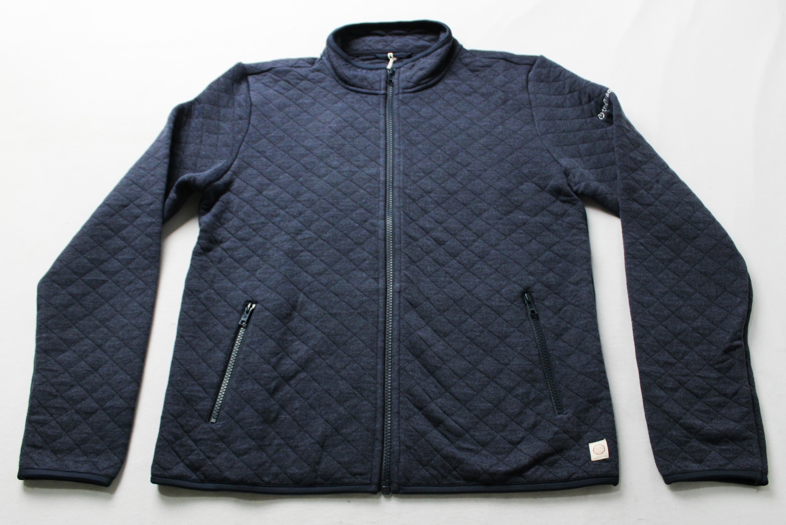 Marine Layer Men’s L/S Embroidered Corbet Full Zip Jacket AR8 Navy Small