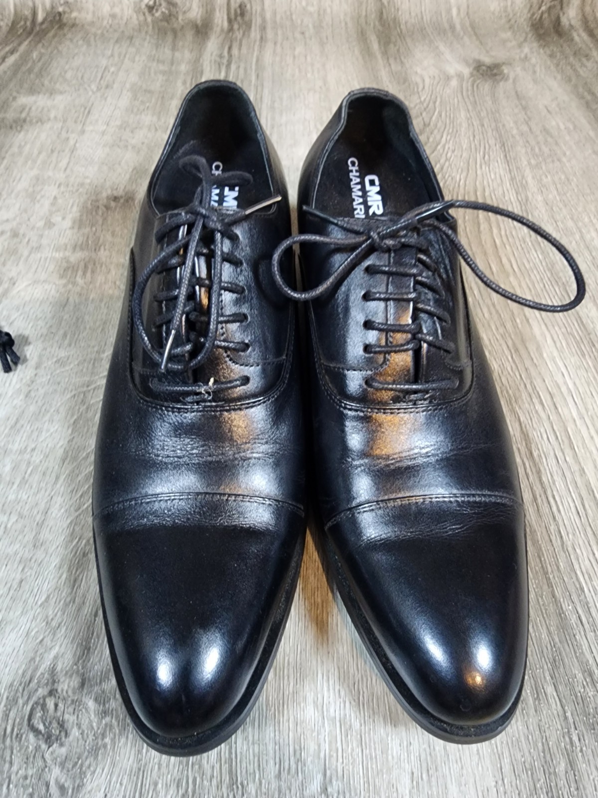 Sz 6 CHAMARIPA Elevator Shoes Men Black Oxford Dress Shoes Increase 10cm/3.9inch