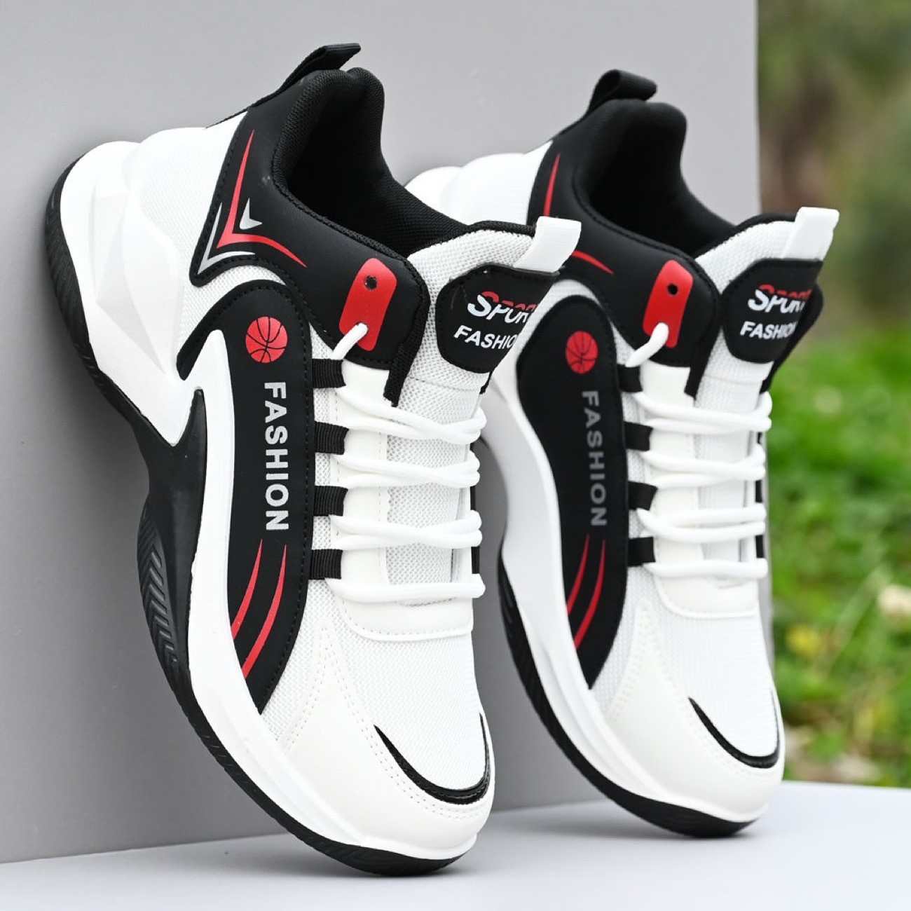 High Top Mesh Breathable Athletic Running Shoes Non Slip Students