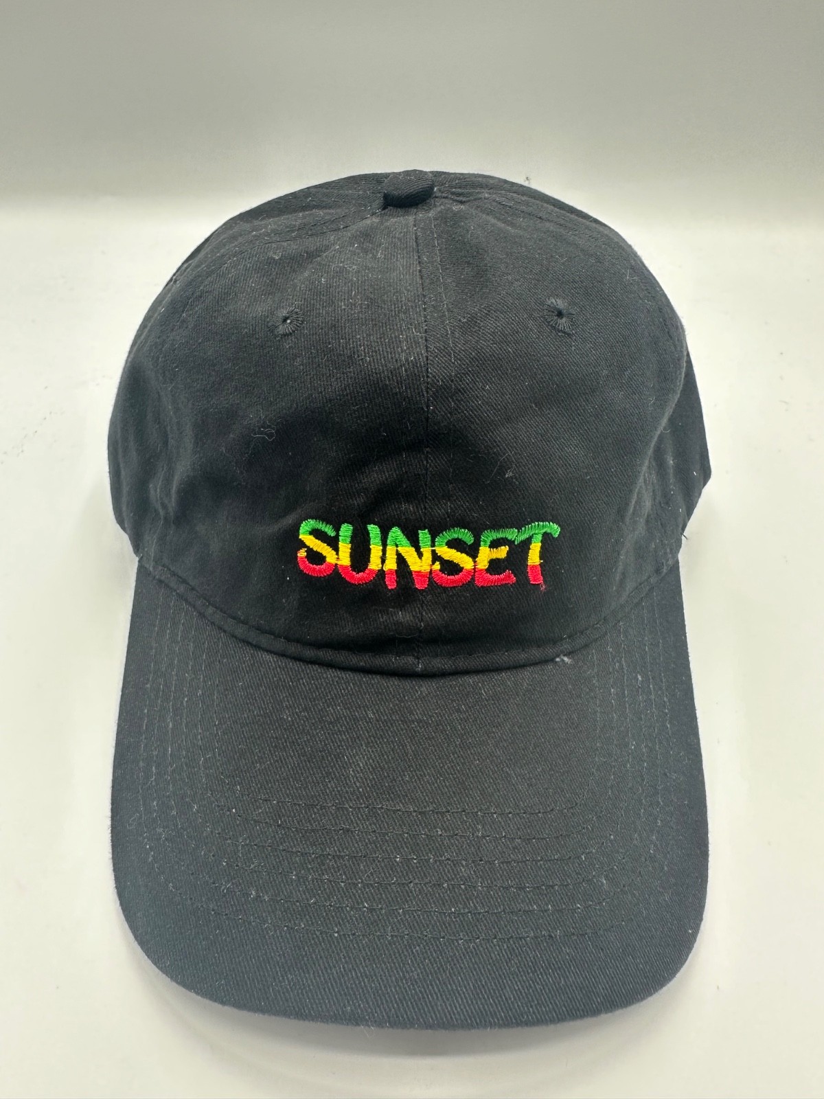 Stussy X DSM Special Black Sunset 2016 Adjustable Baseball Cap Hat One Size