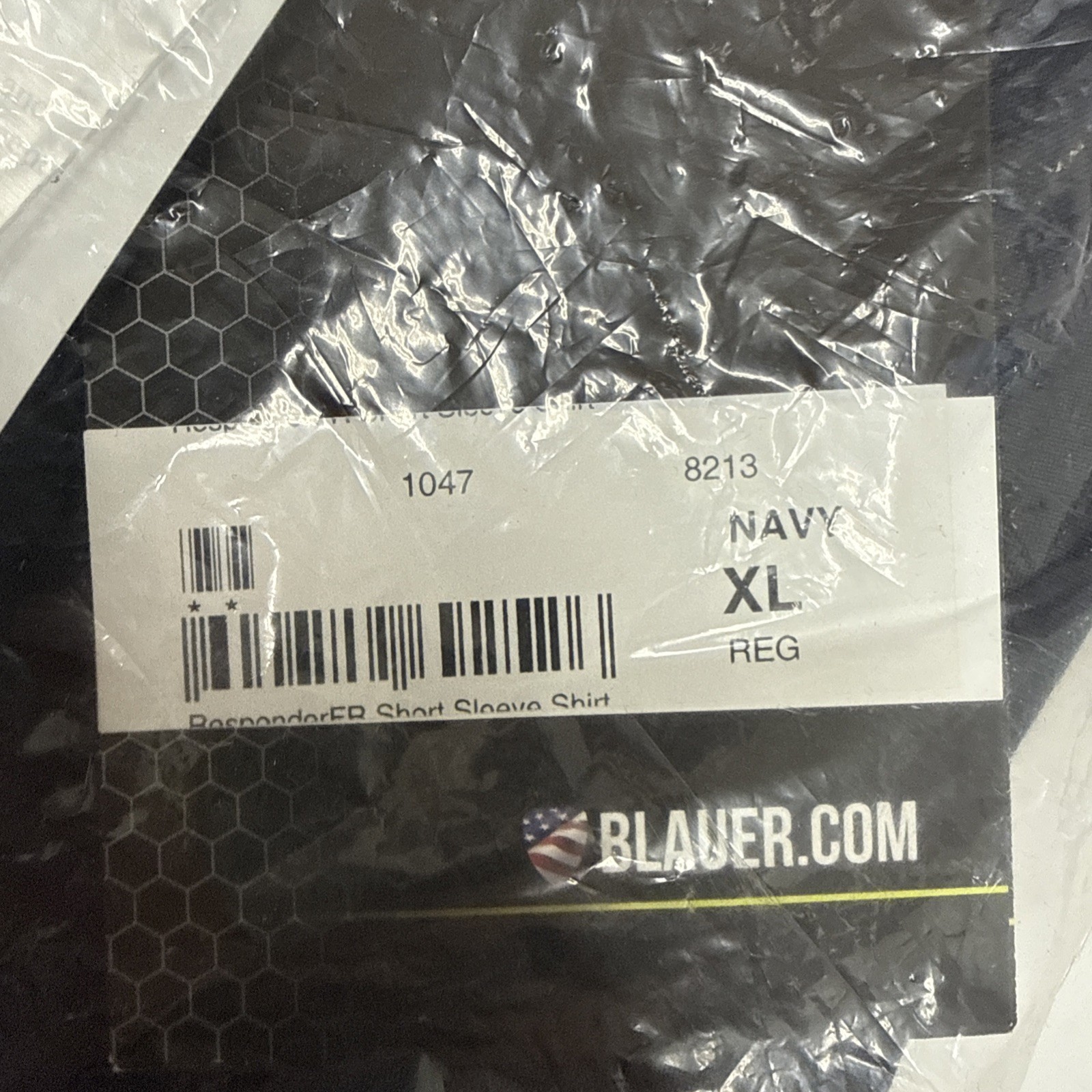 Brand New Blauer XL Regular Short Sleeve shirt 8213 Navy ResponderFR
