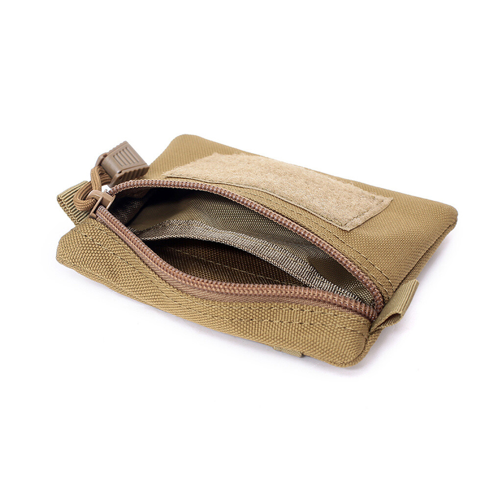 Tactical Wallet Men Pouch Money Storage Bag Purse Zipper Coin Card Holder Pocket