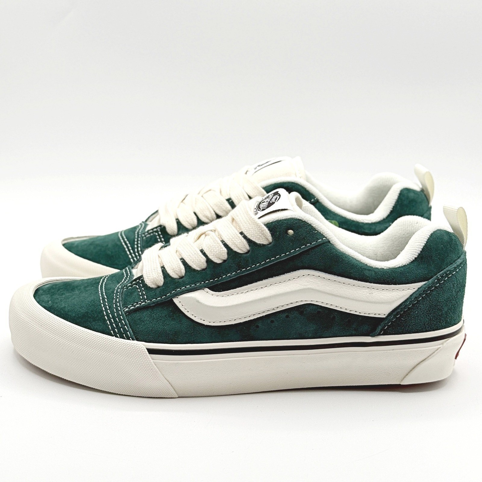 Vans Knu Skool Size 6.5 Mens Pig Suede Green VN000CS0CX2 Low Top Sneakers