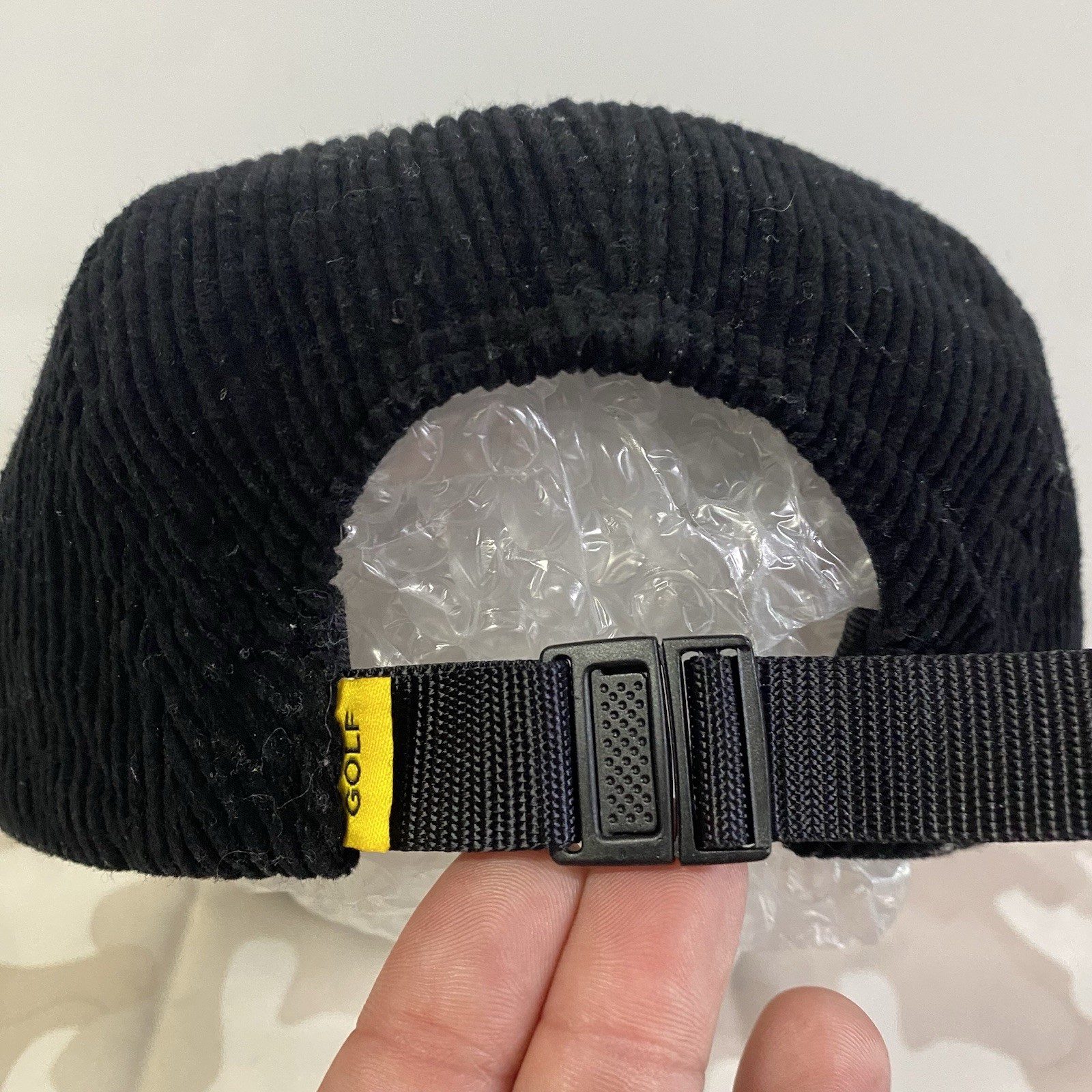 Golf Wang Hat Cap Black GOLF Corduroy 5 Panel Strapback Tyler the Creator