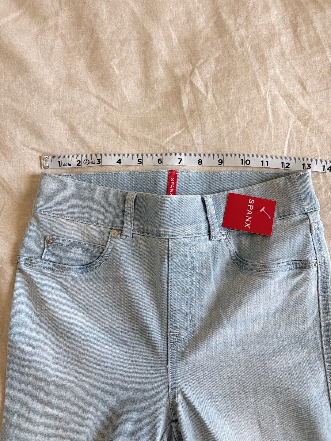 SPANX Women’s Pull-On Flare Jeans, Size XS, Retro It Wash