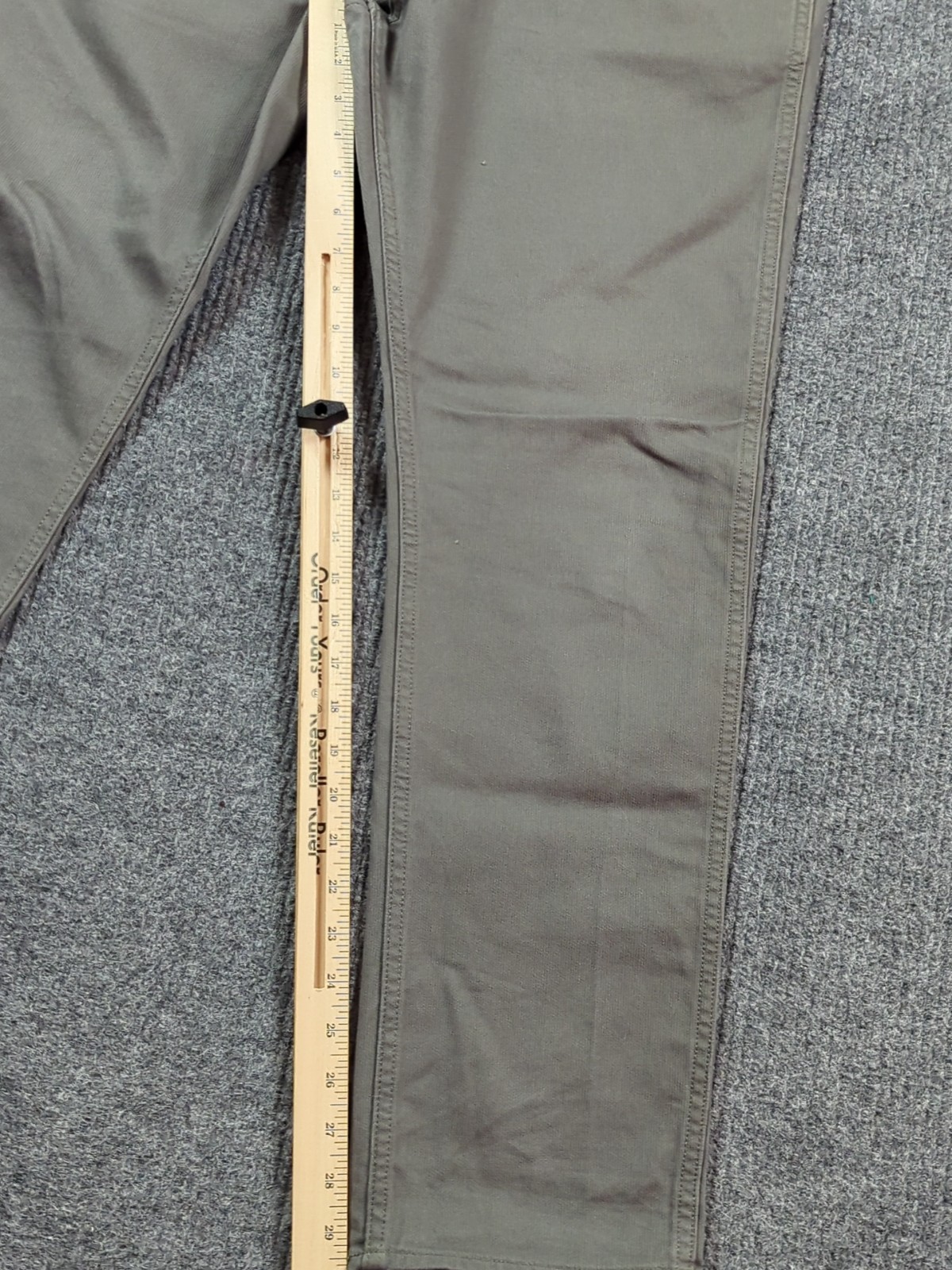 J Crew Jeans Men 36×30 Gray Straight The Sutton Denim Cotton