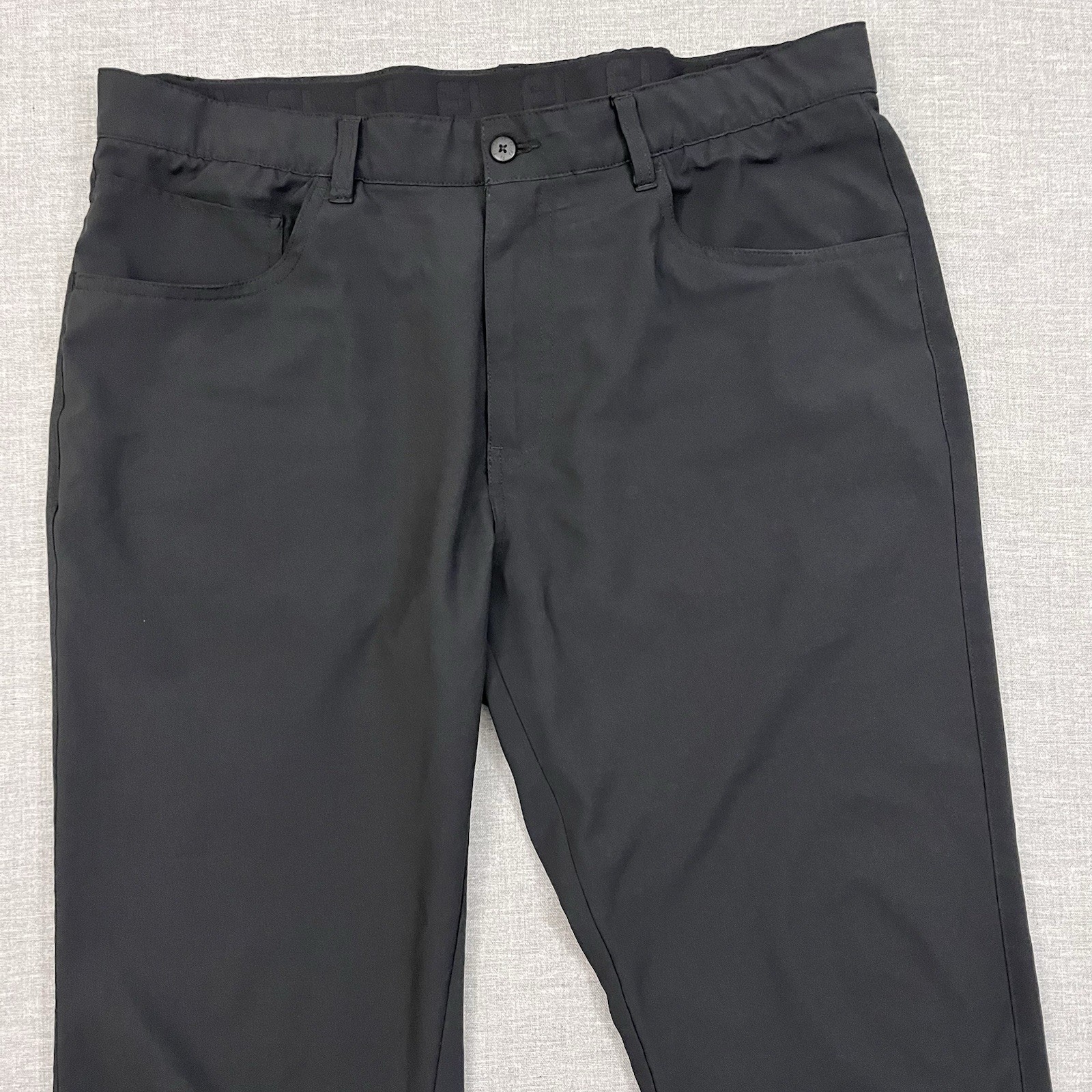 Footjoy Moxie Pants Mens 36×32 Black Performance Golf Chino 31315