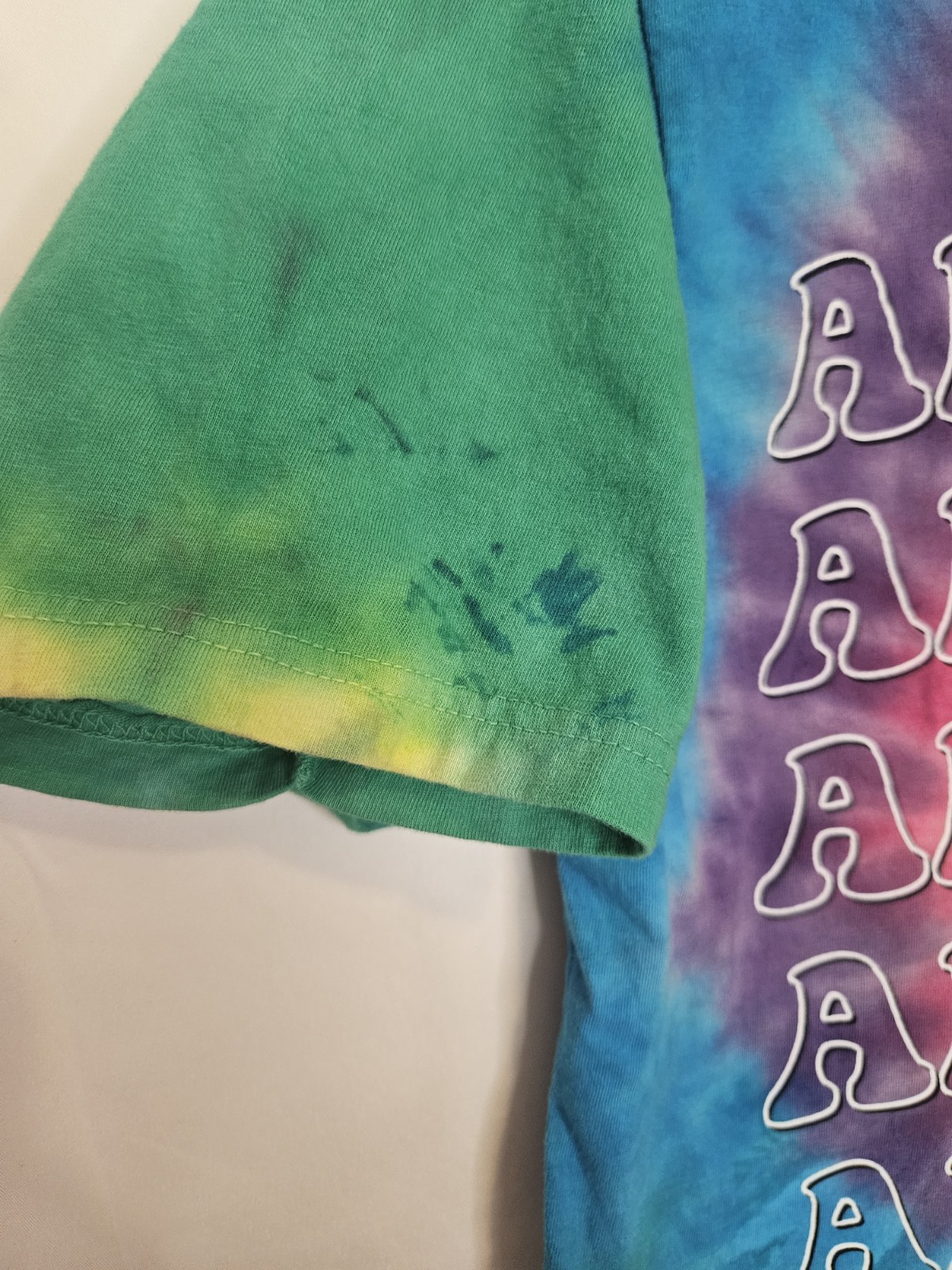 Buc-ee’s Unisex S Multicolor Tie-Dye Cotton Knit Crew Neck Graphic Tee Alabama