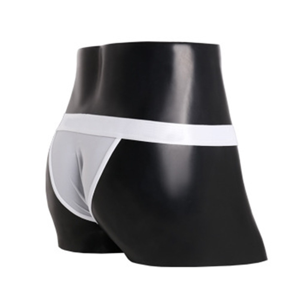 Mens Sexy Thin Briefs Cool Ice Silk Middle Waist Bikini Pouch Panties Brand New