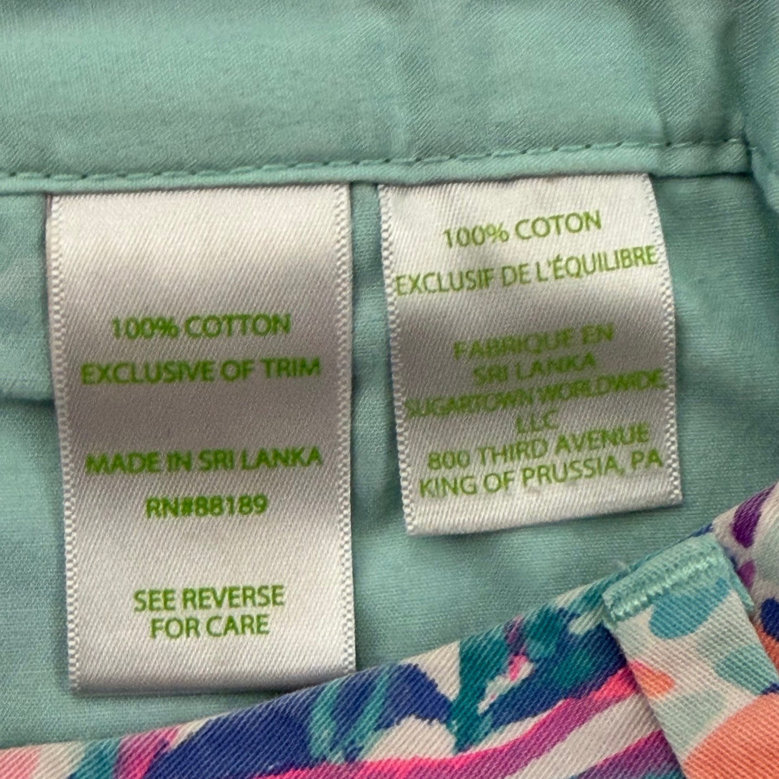 Lilly Pulitzer Callan Shorts Women 0 Multicolor Jellies Be Jammin Fish Print 5″